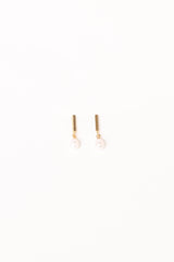 Calista Earrings - Gold/Pearl