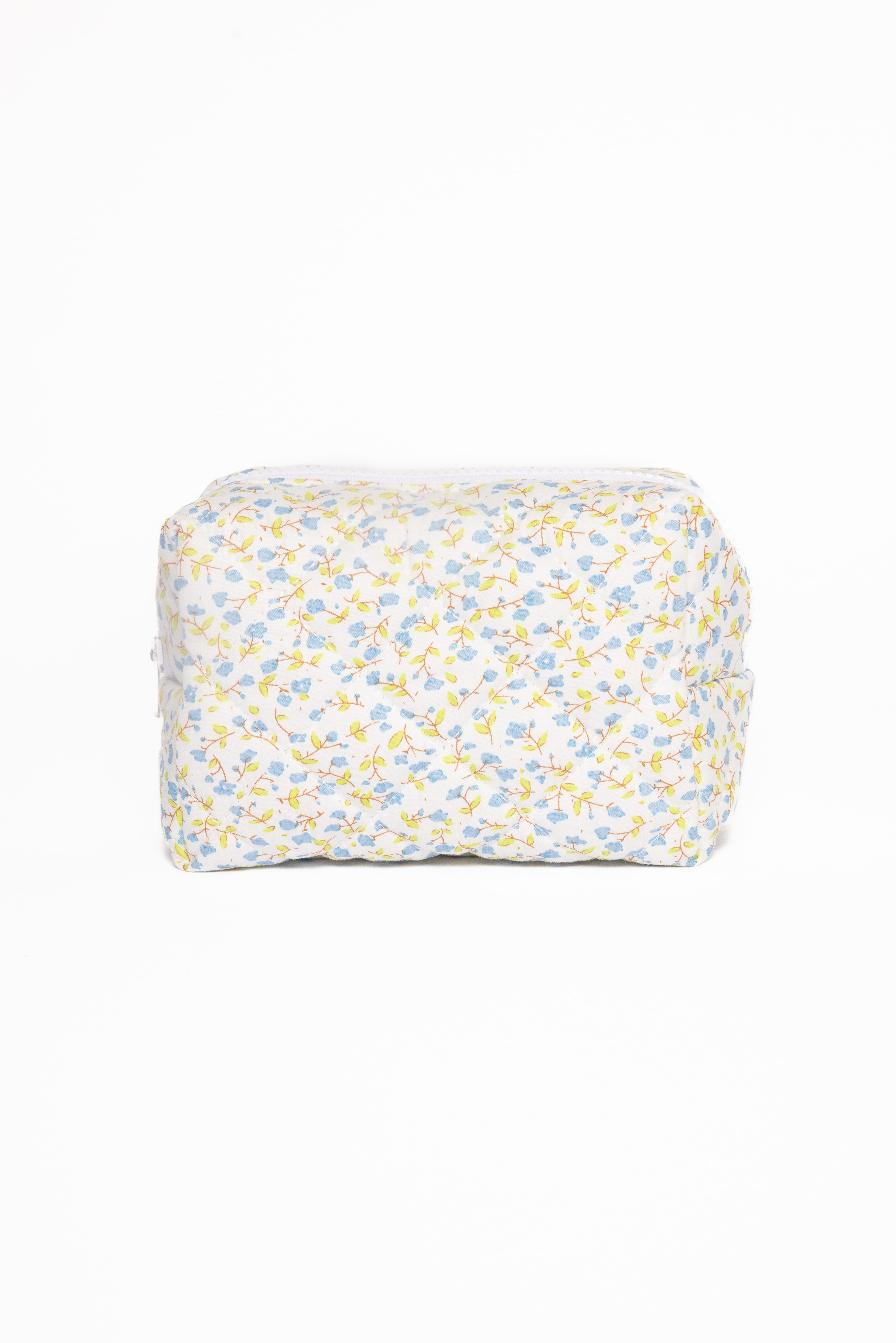 Clementine Cosmetic Bag - Blue Floral