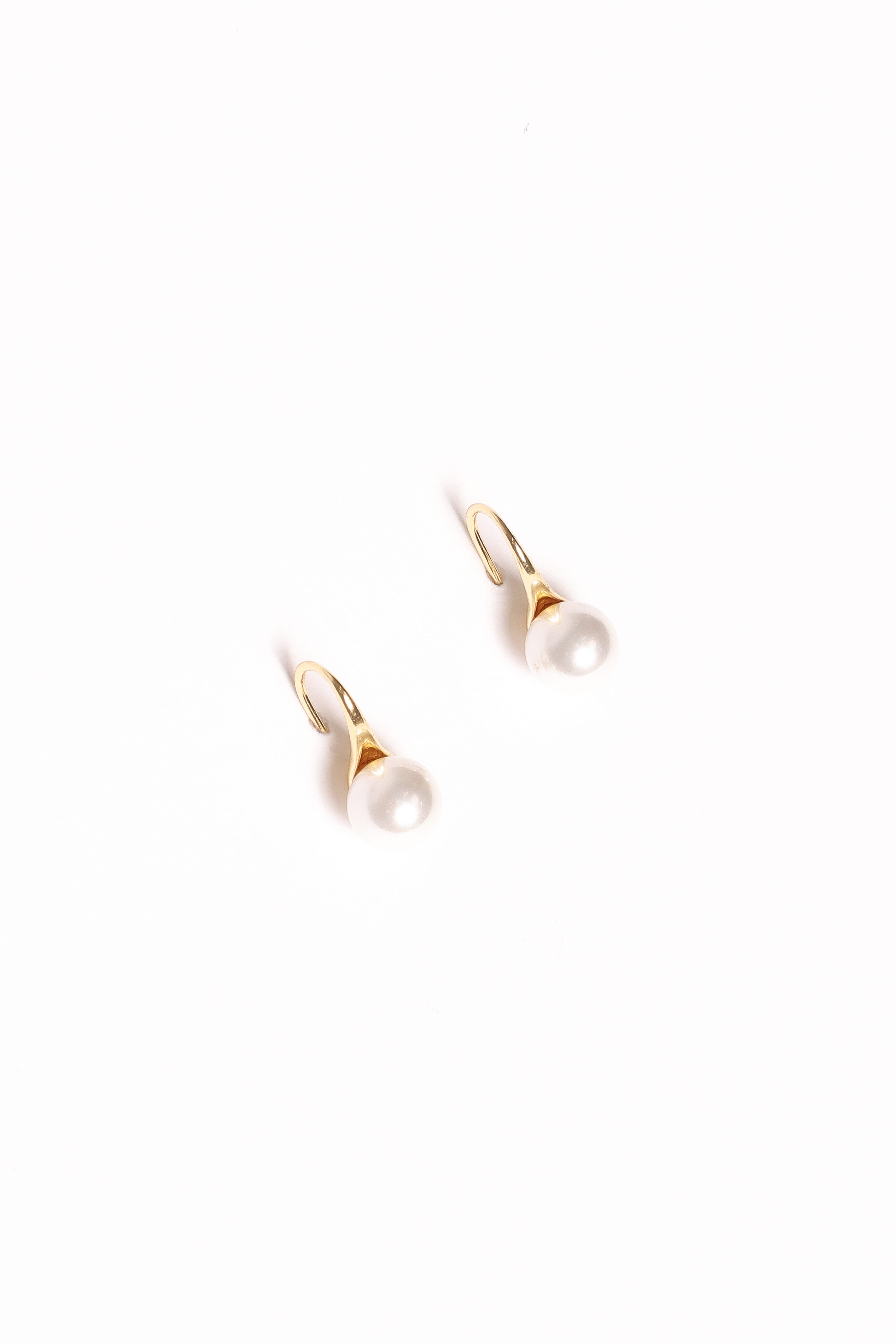 Finley Earrings - Gold/Pearl