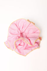 Tegan Scrunchie - Pink/Orange