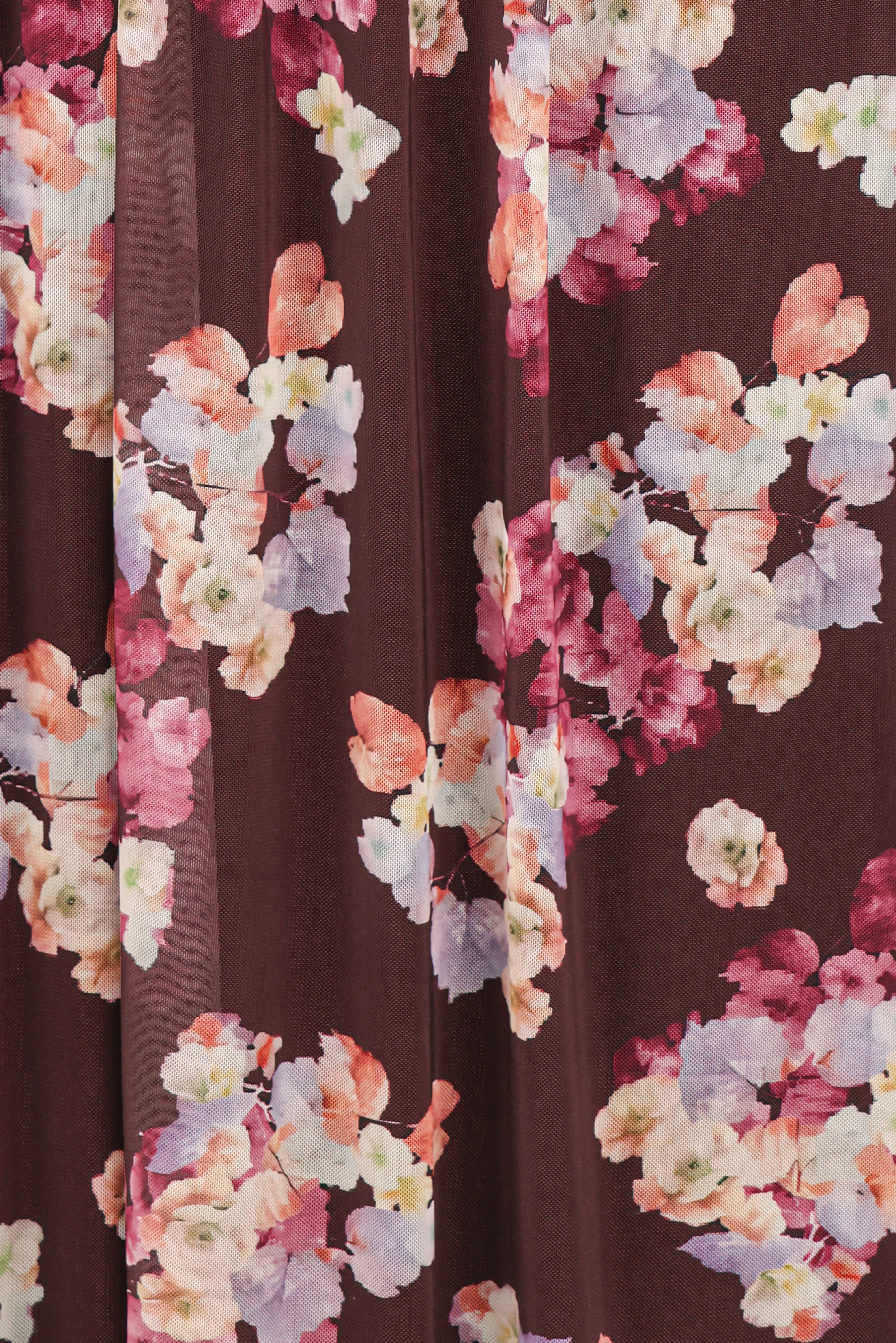 Calypso Maxi Dress - Purple Floral