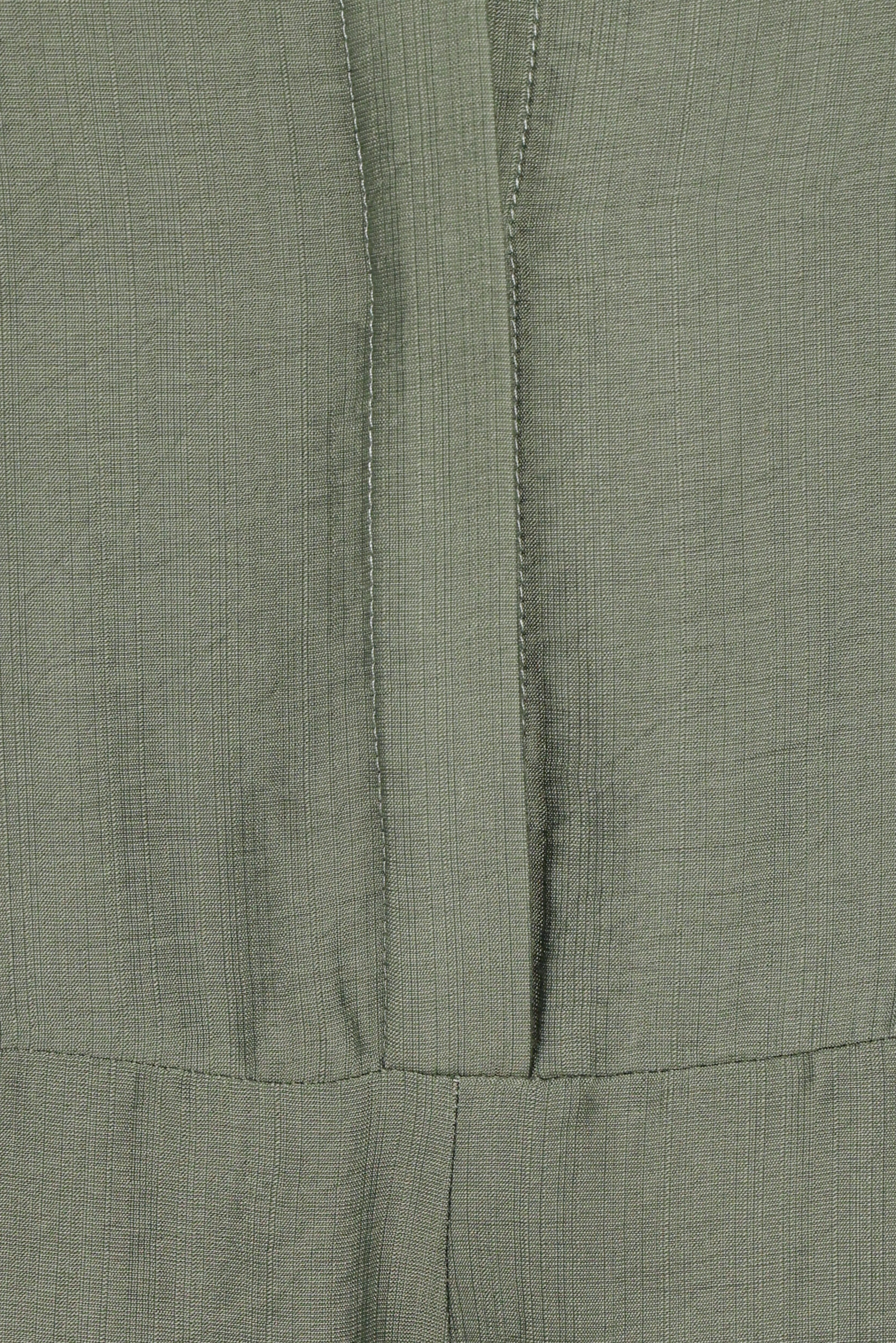 Kiya Drop Waist Romper - Palm Green