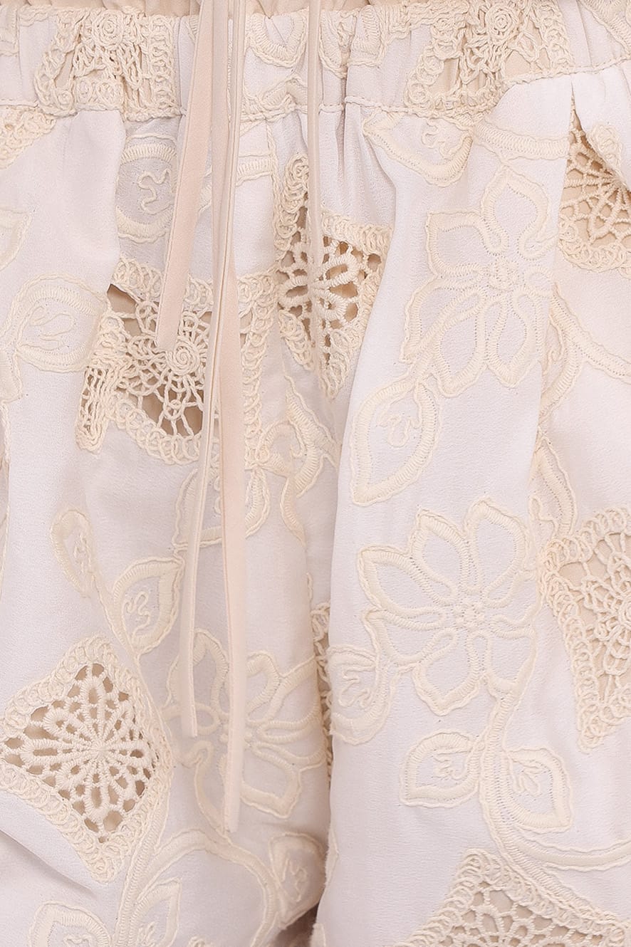 Khylani Short Set - Cream