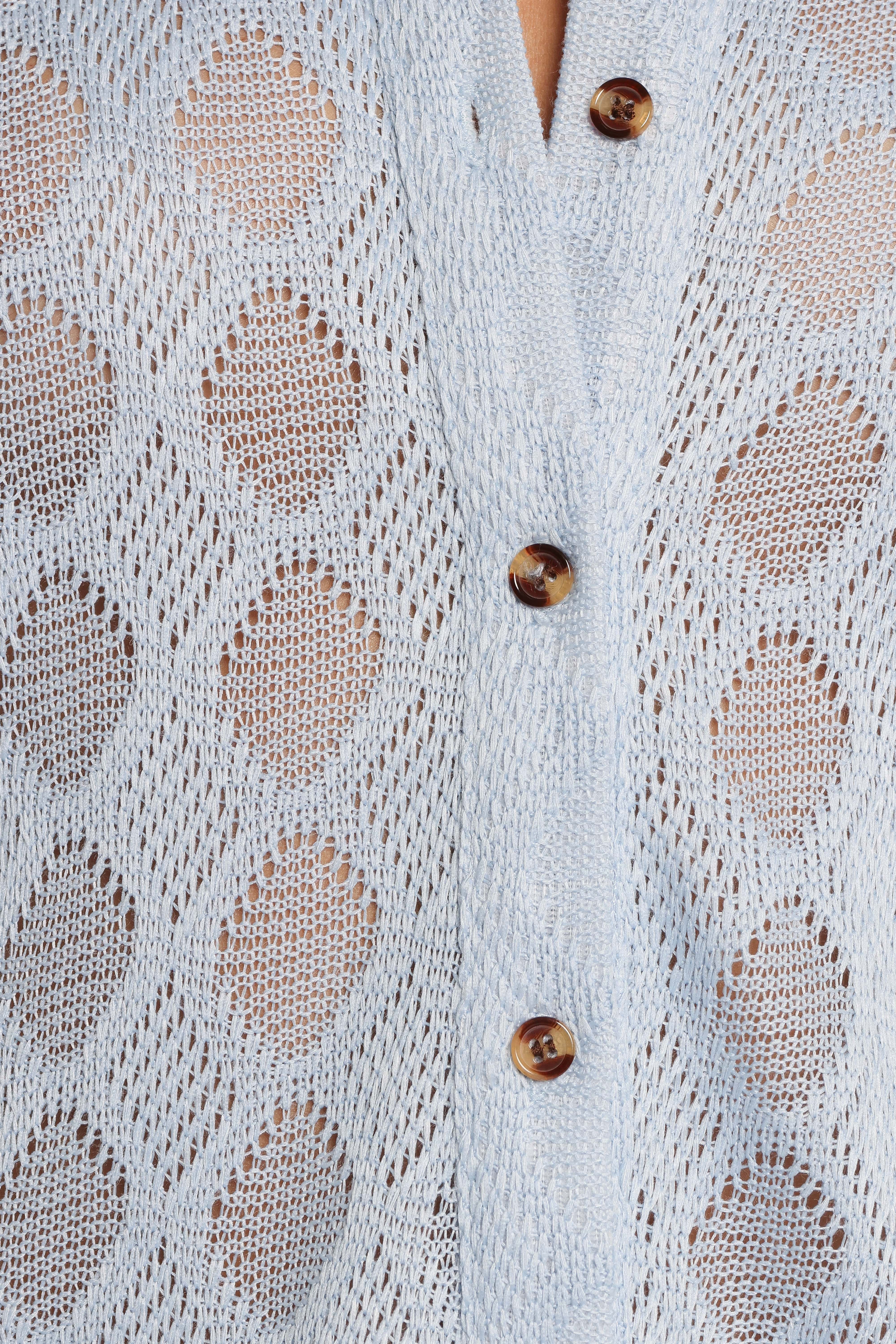 Cora Knit Shirt - Blue